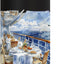 Bottlla de agua acero inoxidable vista barco insulada