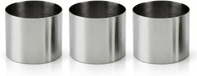 Molde redondo tartas 2pulg acero inox cortador pastelería