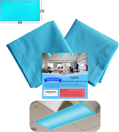 Filtros luz fluorescente 4x2ft 2uds azul tranquilo