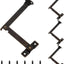 4 Bisagras Metal Latón Antiguo Soporte Tapa Plegable