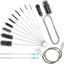 Set 15 Pzas Cepillo Tubo Flexible Largo para Nevera Acero Inox