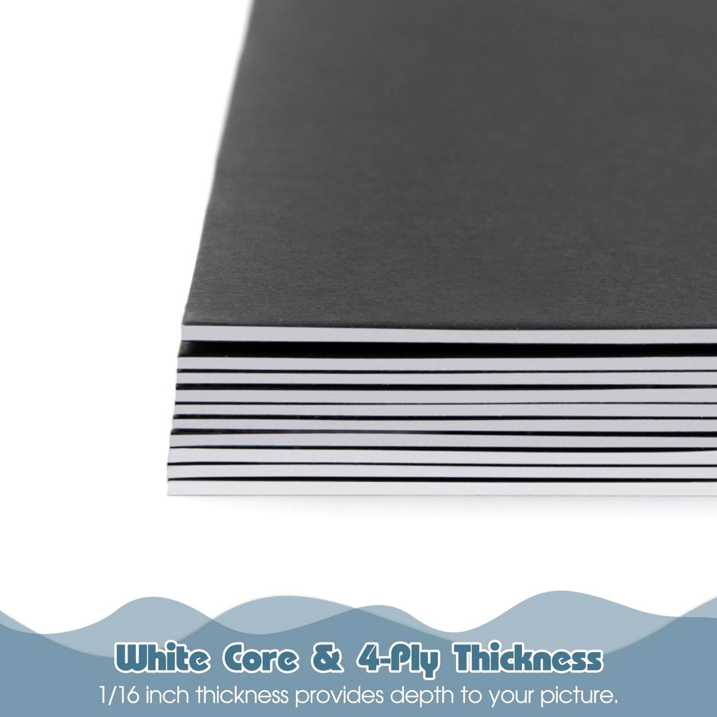 10 Alfombrillas Negras 12x12pulg Tablero 4 Capas