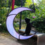 Atrapasoles gato negro para vidrieras regalo temático gato