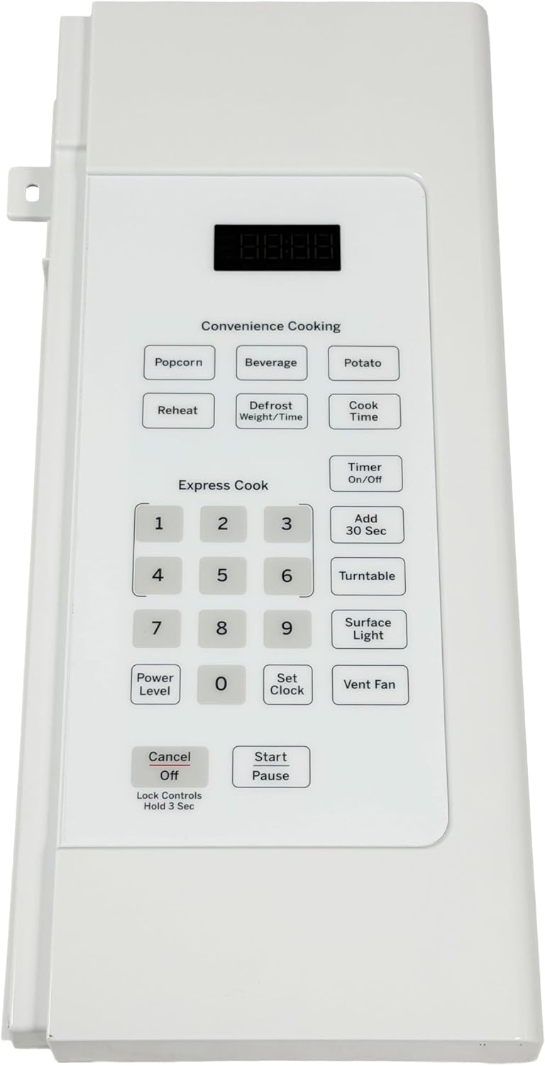 Panel control blanco comp para microondas GE