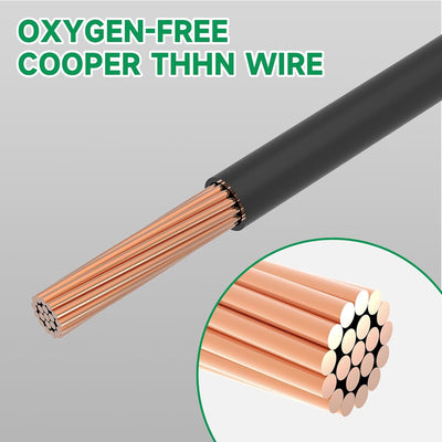 Cable eléctrico THHN 14 AWG 50pies cobre trenzado cert UL