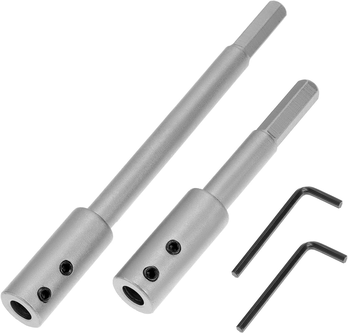 2 Brocas Forstner Extra Largas 4.5y7pulg Comp Eje 3/8