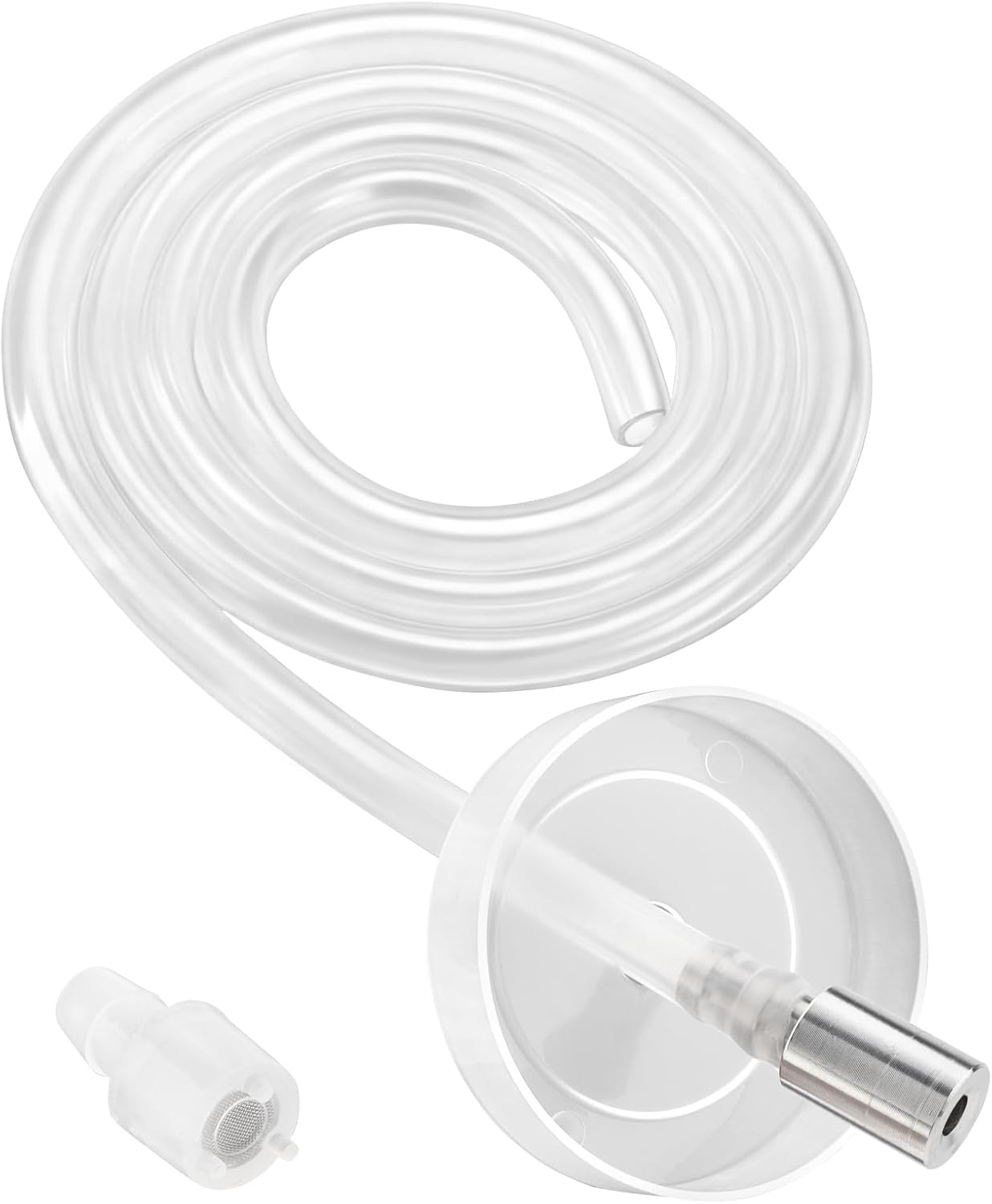 Manguera dispensadora agua 6.6ft silicón para bomba 5gal