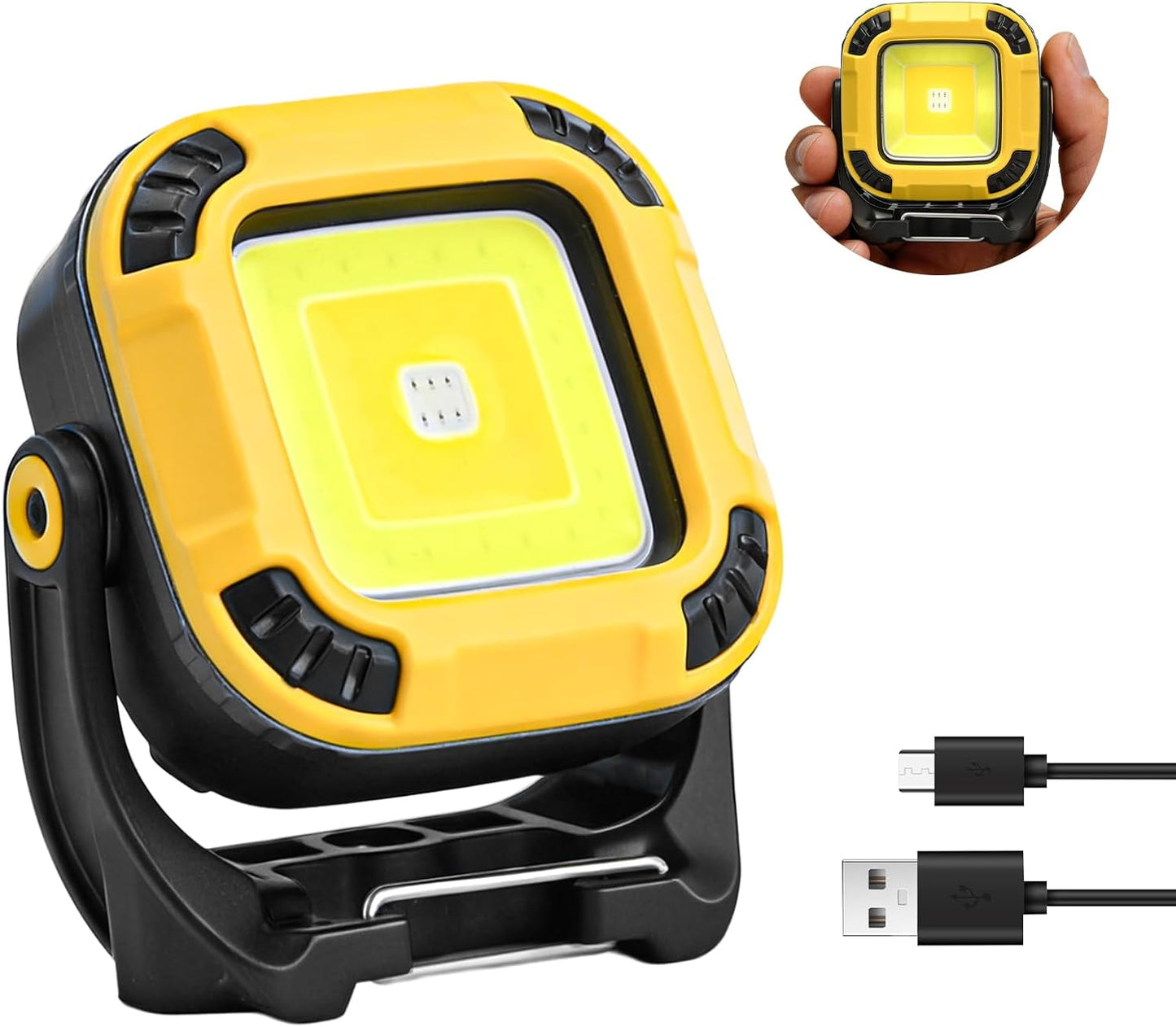 Luz magnética recargable 1100lm IP65 para reparación auto