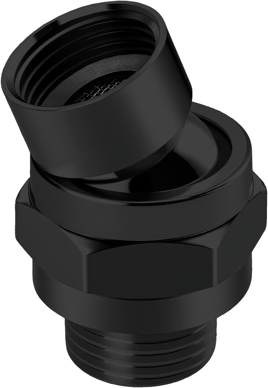 Adaptador bola giratoria cabezal ducha metal sólido