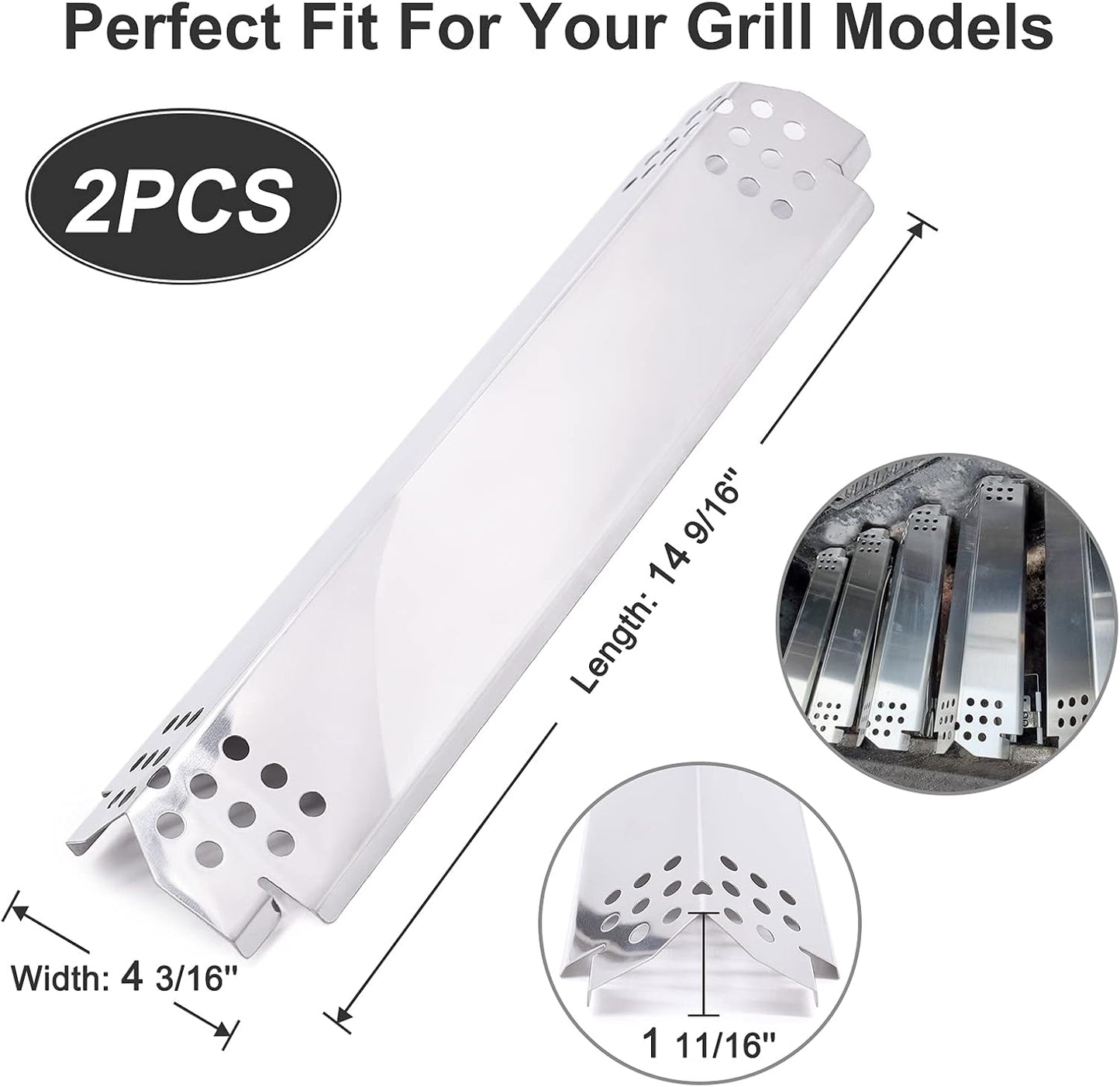 Repuesto acero inox parrilla Nexgrill