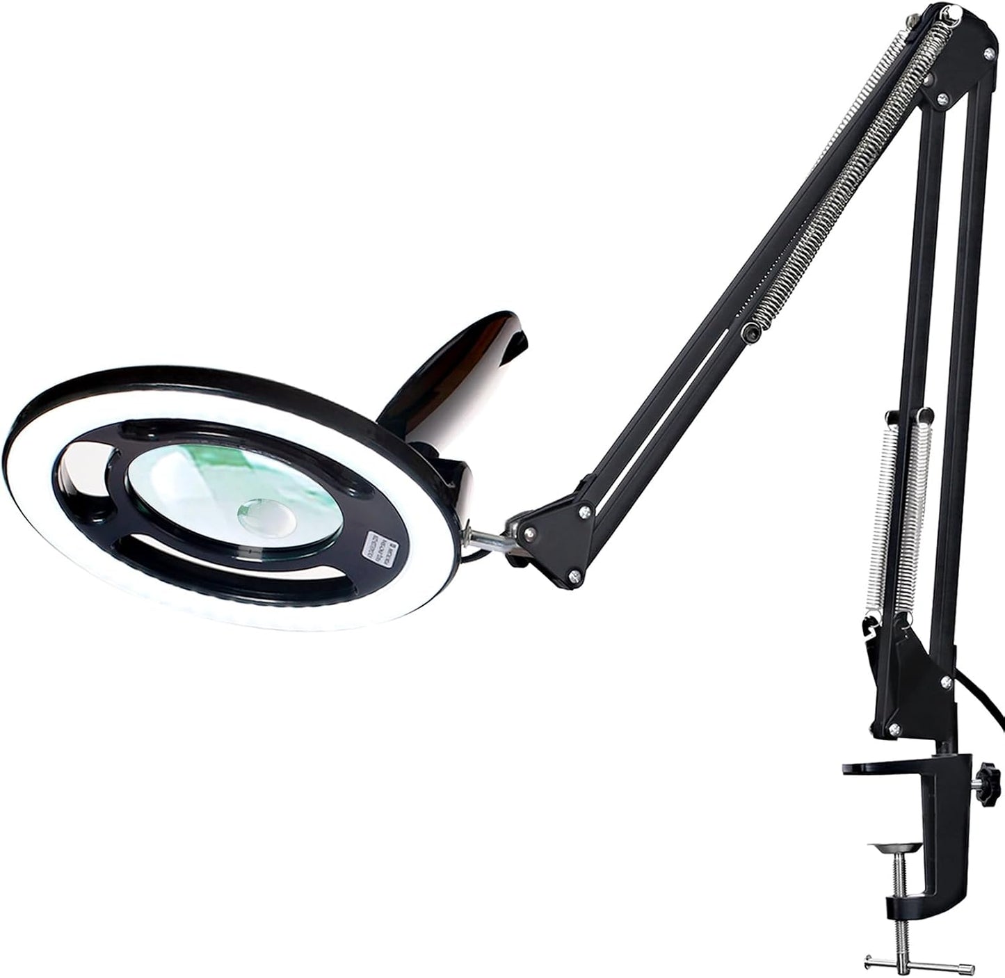 Lupa 12X 30X con luz LED 2200lm abrazadera brazo ajustable