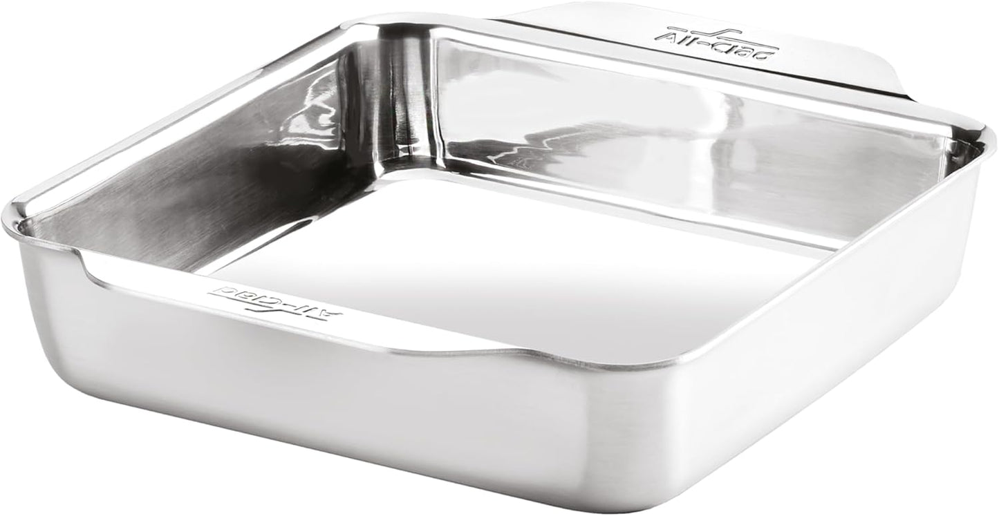Bandeja Hornear Acero Inox 8x8pulg