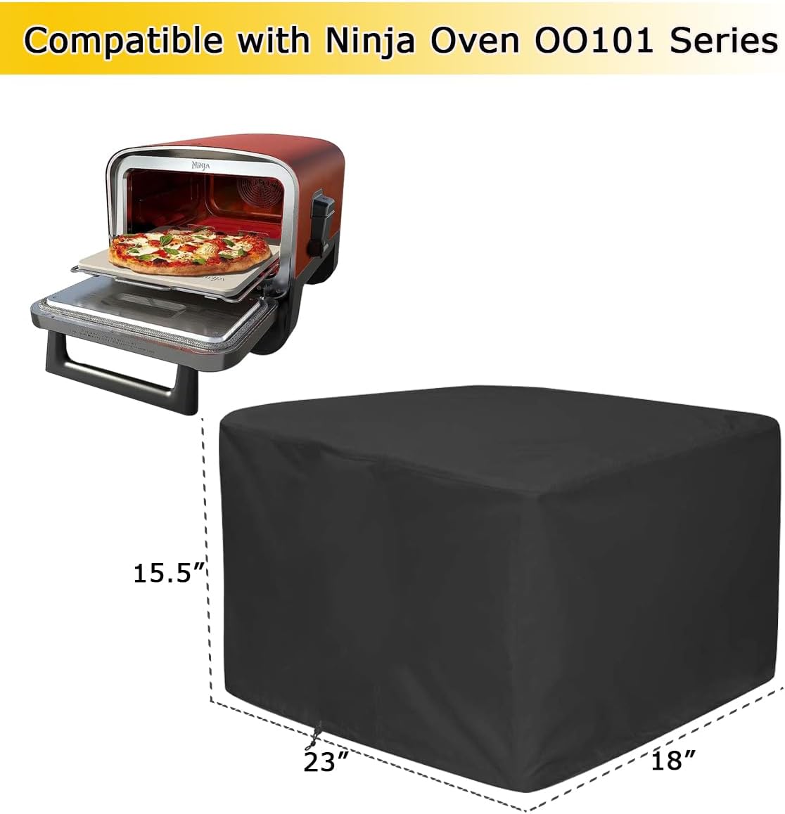 Cubierta horno pizza Ninja OO101 resistente agua