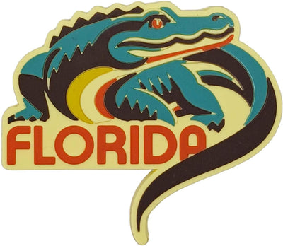 Imán para refrigeradora de PVC Miami y Florida