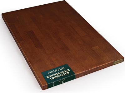 Bloque carnicero madera Hevea 36x25pulg mesa escritorio