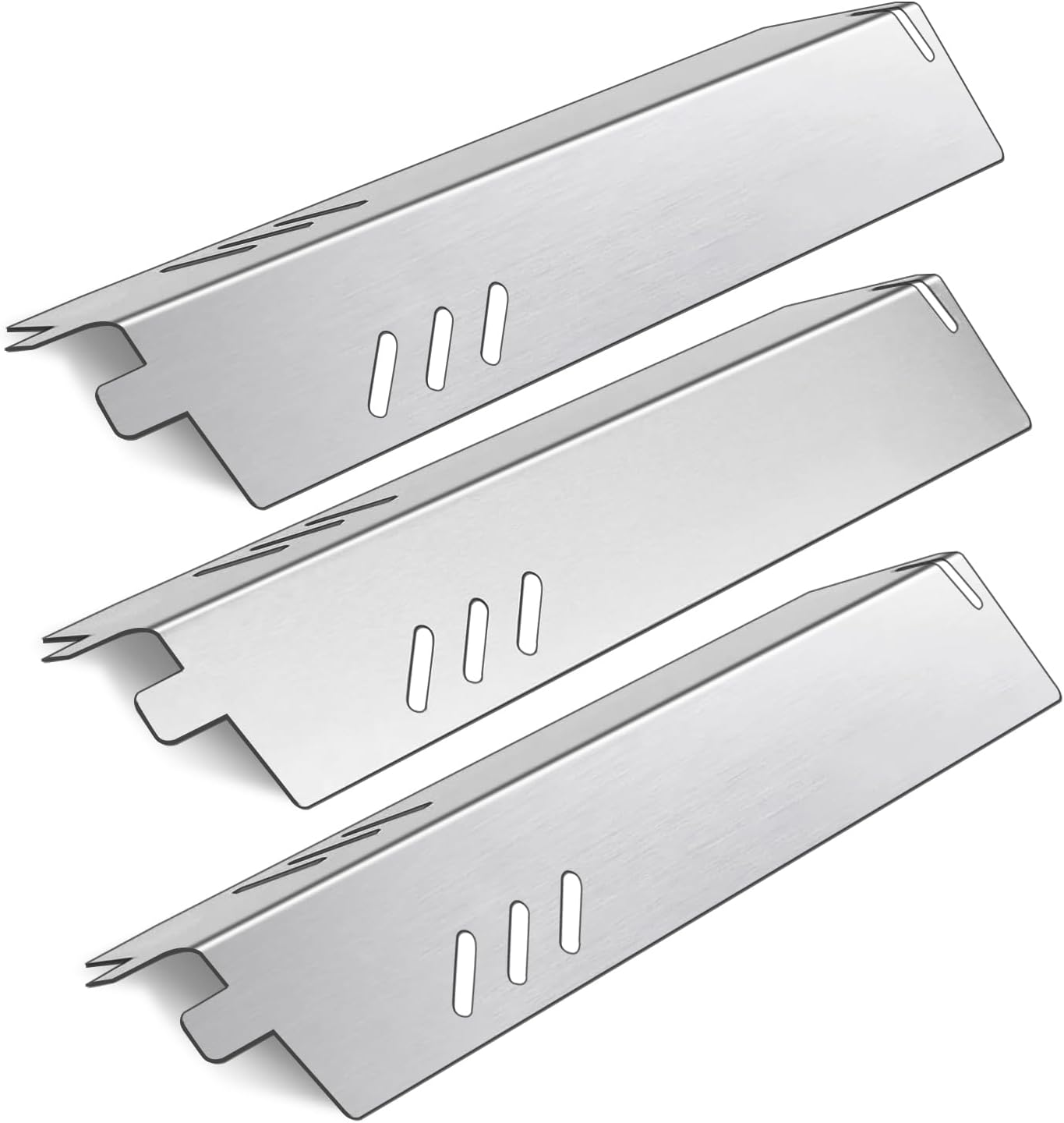 Repuesto placa calor acero inox para parrilla gas 13