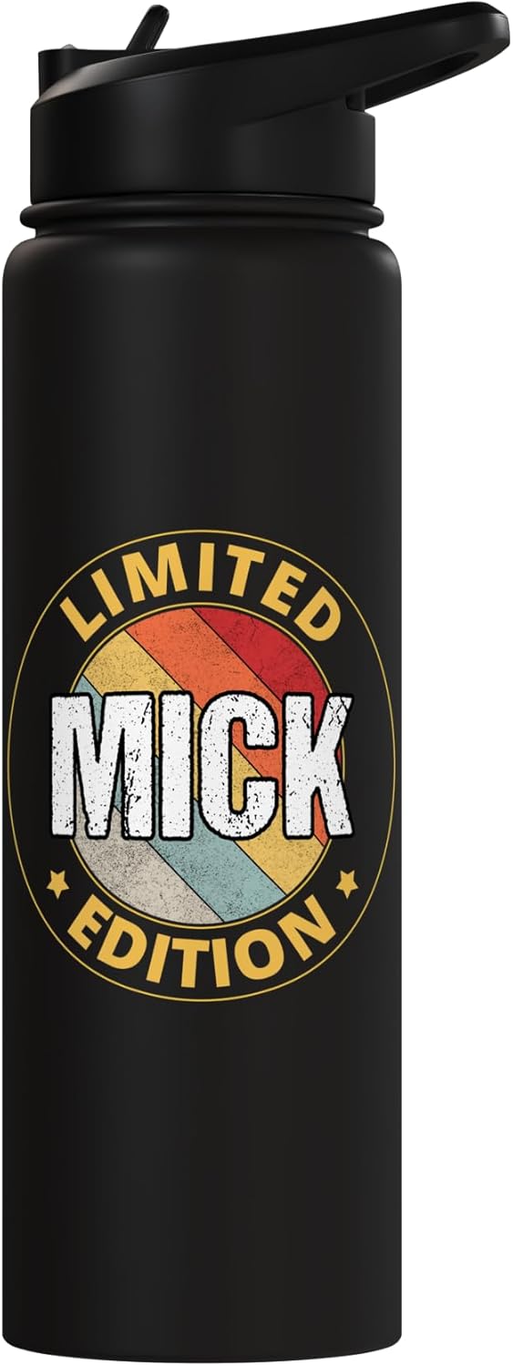 Botella de agua aislada de acero inoxidable Mick Name