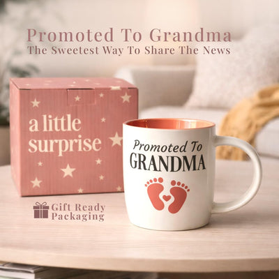 Taza de café para nueva abuela, regalo de embarazo, cerámica 13 oz