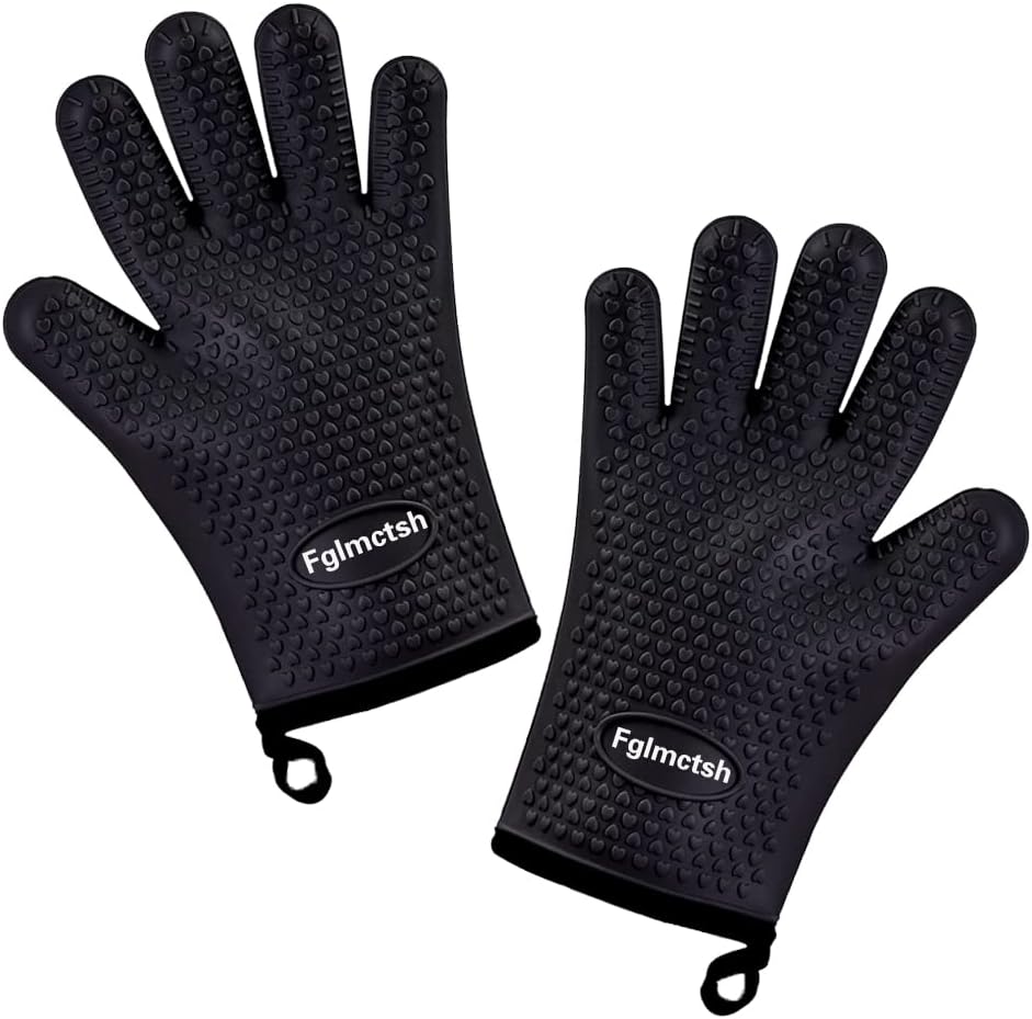 Guantes silicona cocina horno parrilla resistente calor