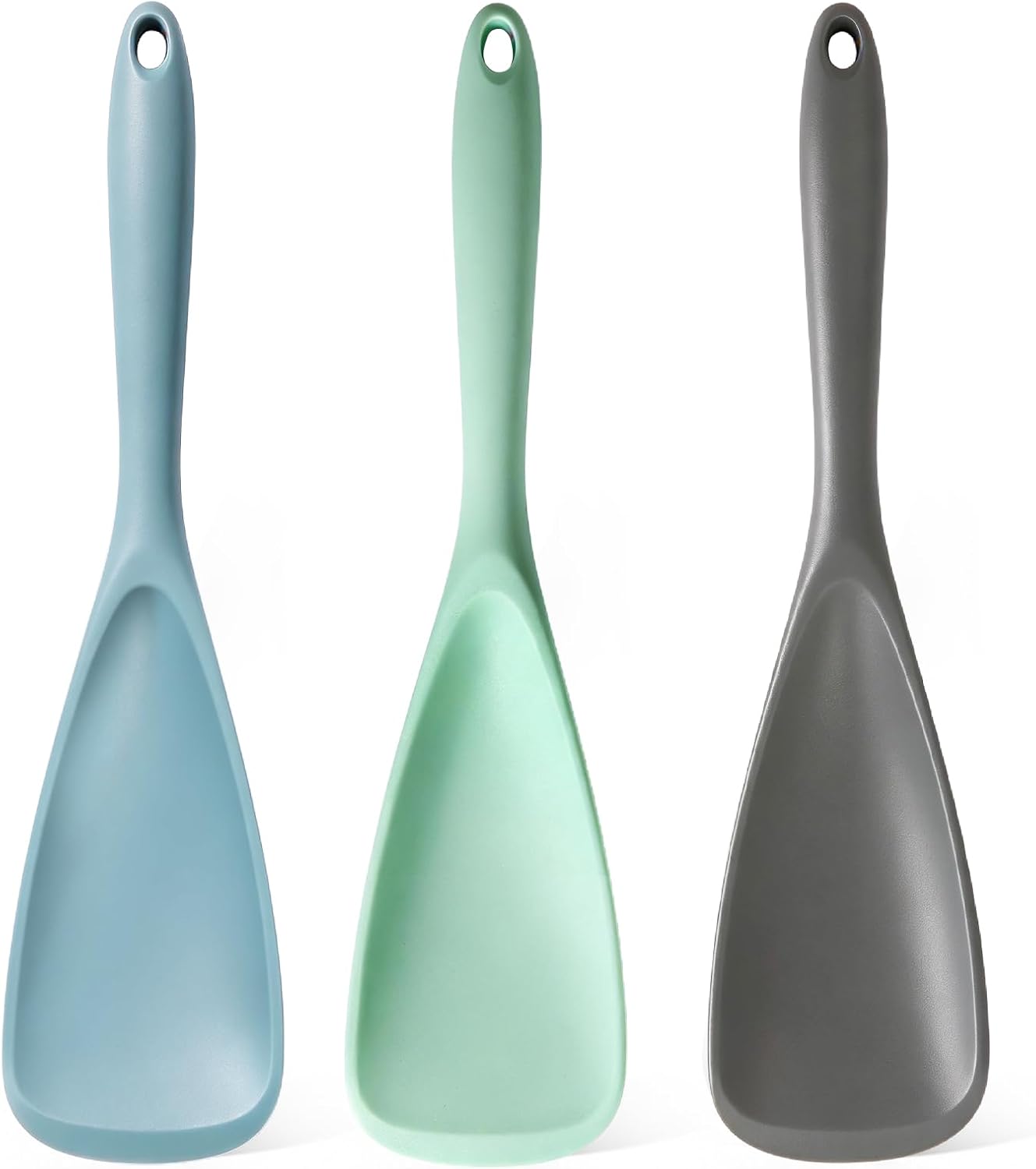 Set de 3 cucharas de silicona para cocina sin BPA