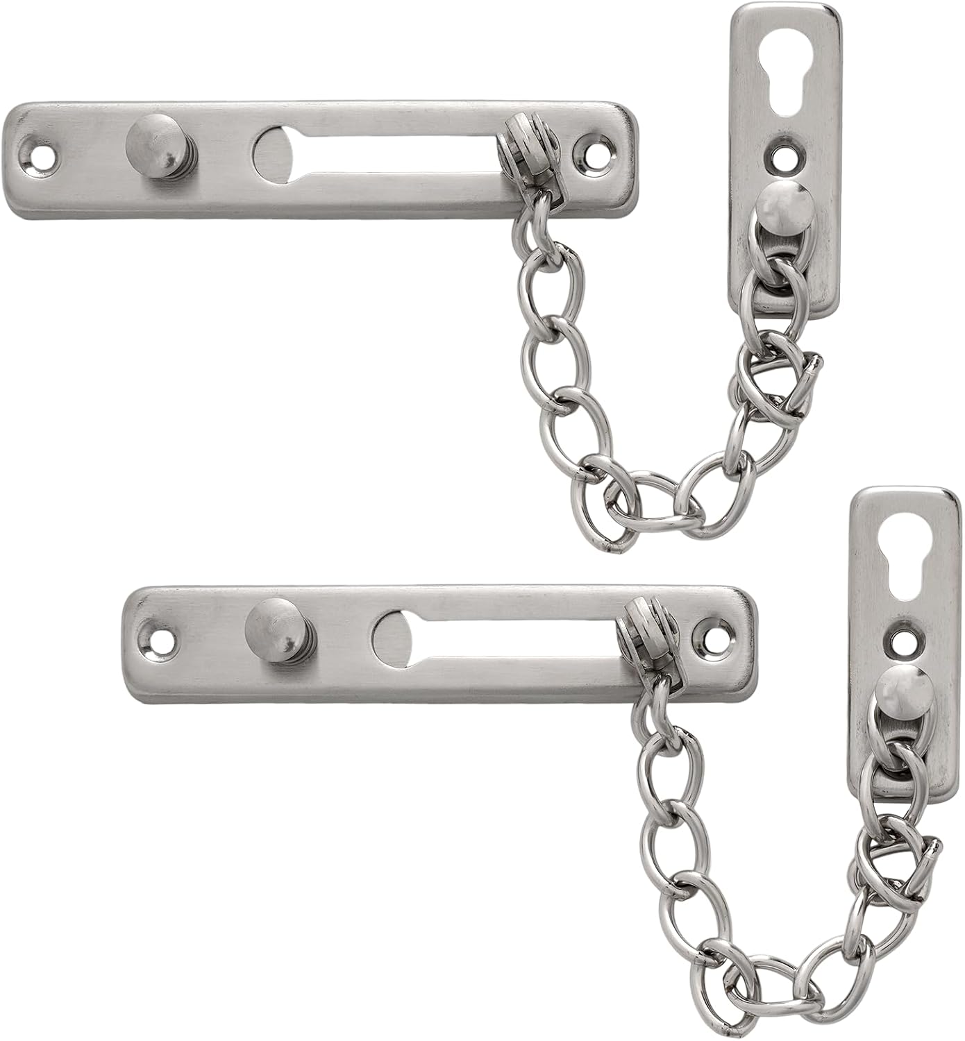 Cerradura cadena protección set 2 cierre botón resorte puerta