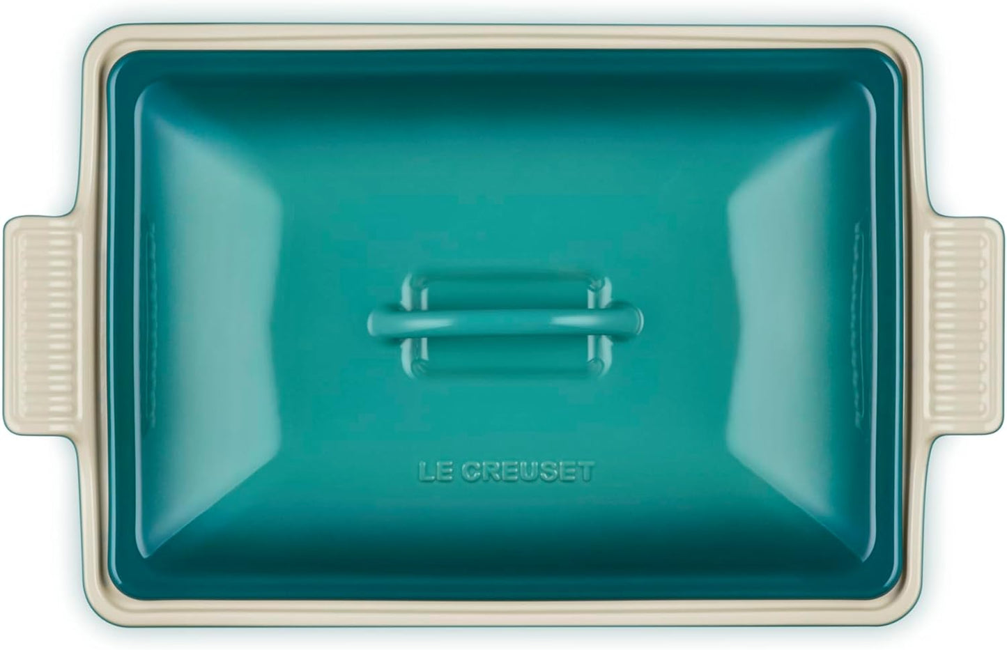 Cacerola Rectangular Le Creuset 4qt Cubierta Riviera
