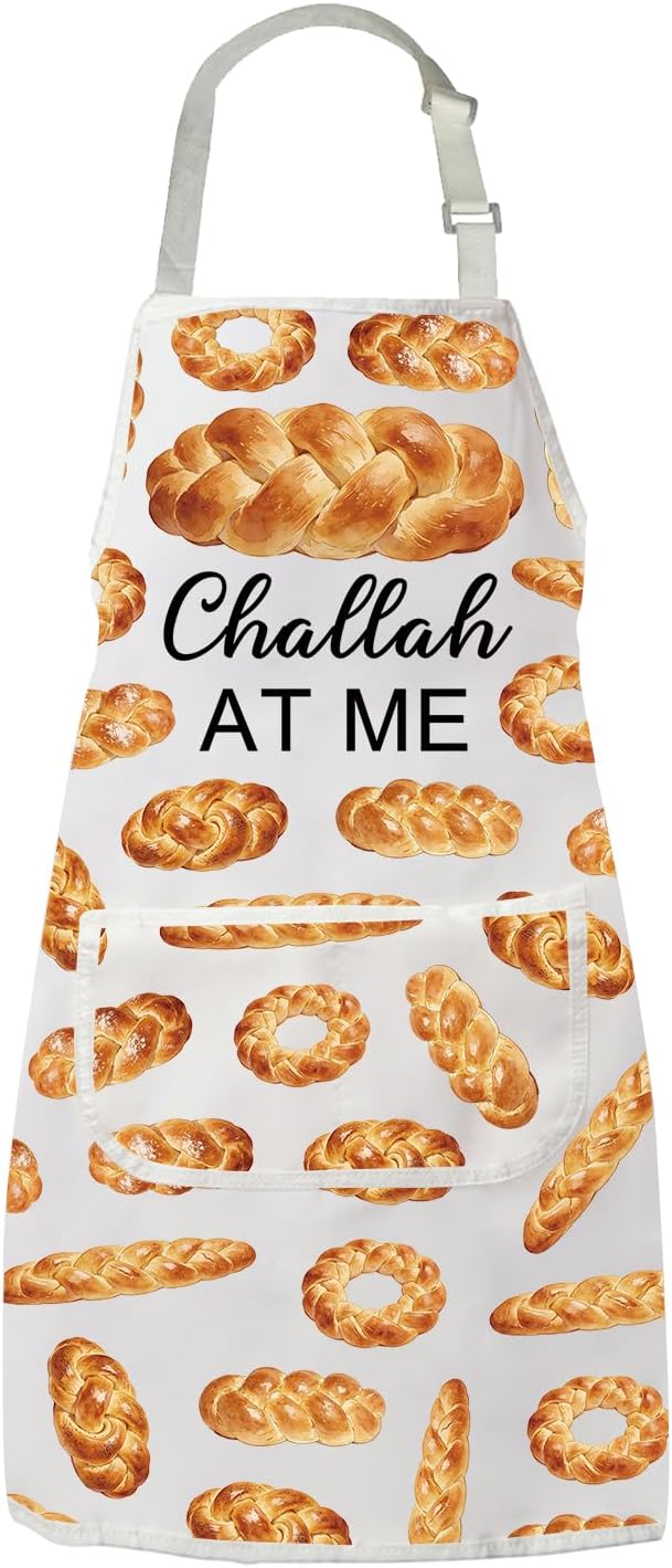 Delantal para hornear challah judío con bolsillo