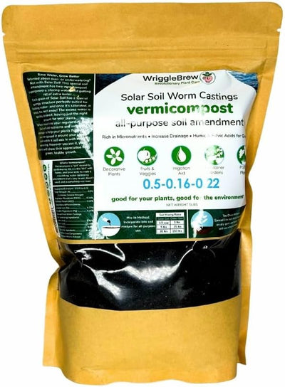 Enmienda solar vermicompost para jardín y plantas