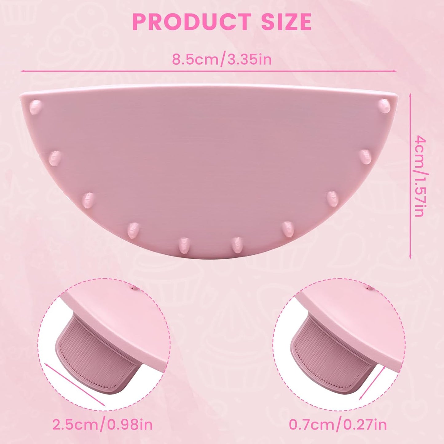 2 herramientas guía arco pastel rosa para principiantes