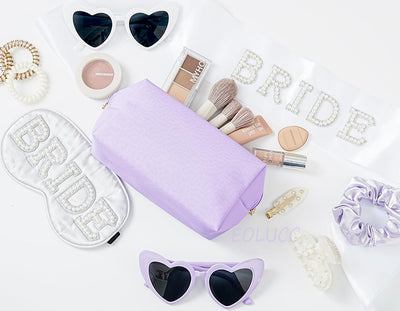 Bolsa maquillaje cosmética a granel para dama honor