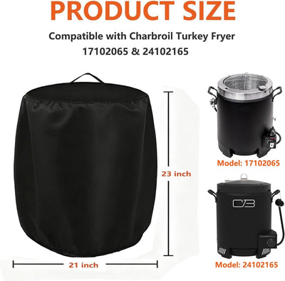 Funda freidora Charbroil The Big Easy acero inox