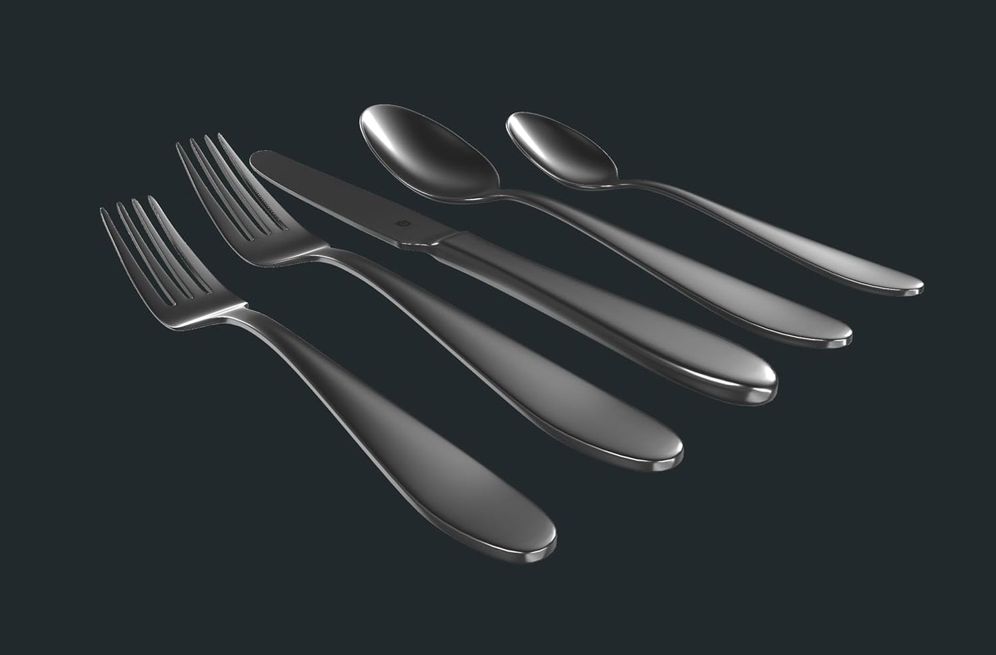 Set 40 Pzas Cubiertos Acero Inox 18/10 Cepillado