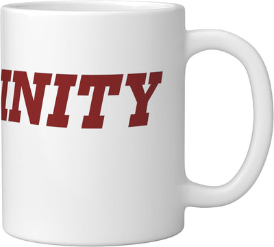 Taza de cerámica Trinity University Tigers color blanco
