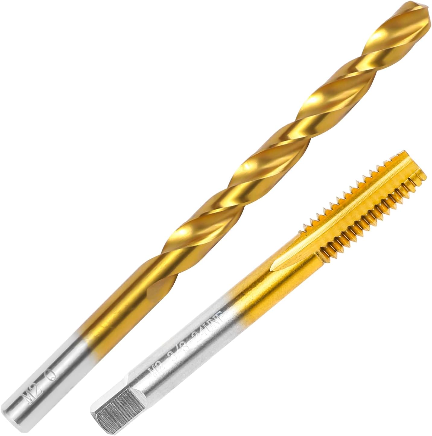 Juego brocas Q y roscado M2 HSS para acero inox