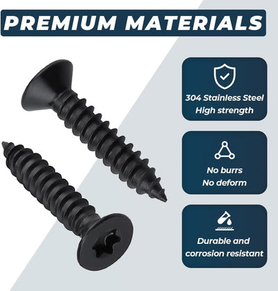 Tornillos Torx Plano Acero Inox 304 200 Pzas