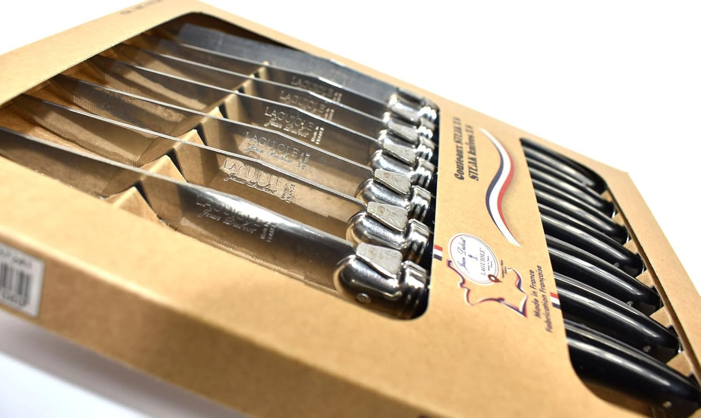 Juego de cuchillos para carne Laguiole Jean Dubost 8 piezas