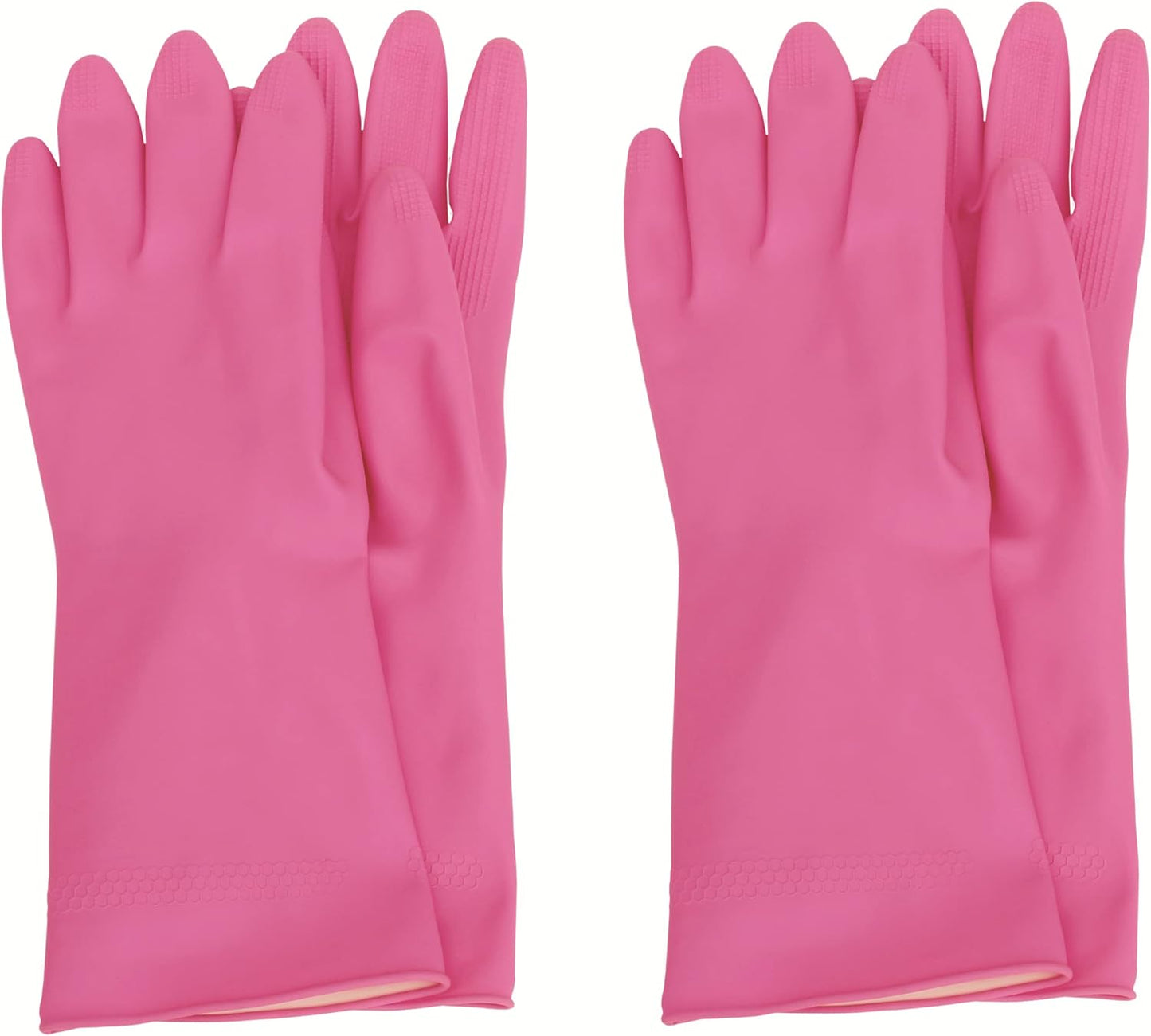2 Pares Guantes Cocina Reutilizables Antideslizantes Rosa