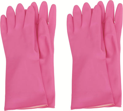 2 Pares Guantes Cocina Reutilizables Antideslizantes Rosa