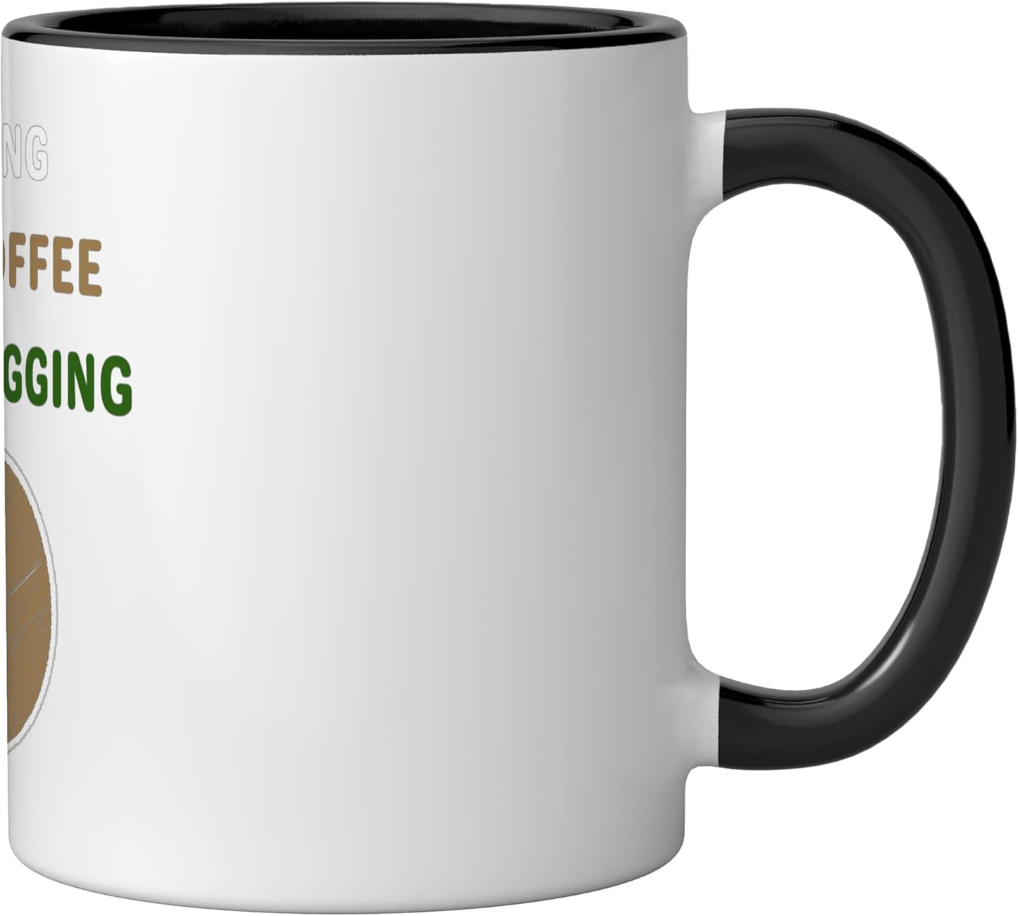 Taza de café para programadores humorística de cerámica negra/blanca