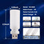 Luz Nocturna LED Portátil Control Táctil USB Vidrio 13 Modos