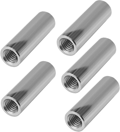 5 Tuercas Acoplamiento M8 Acero Inox 304 Sujetador Barra