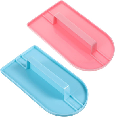 2 herramientas para alisar fondant y glaseado rosa