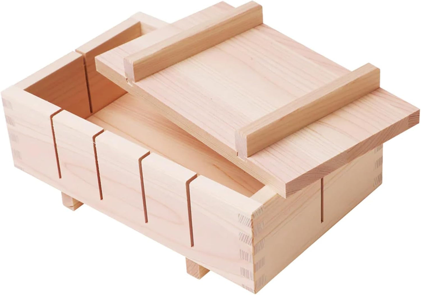 Prensa sushi madera hinoki set 10 pzas 9.4pulg