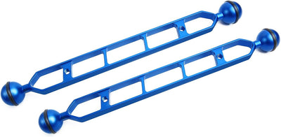 Brazo extensión aluminio 11pulg paquete 2 doble bola conector 1pulg