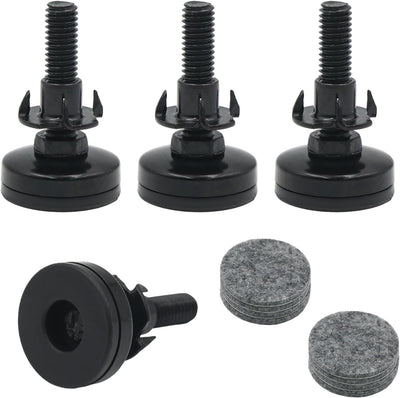 Set 4 Niveladores Ajustables para Muebles Soporte 2640lb