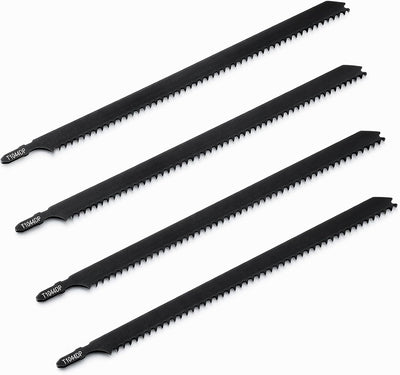 Set 4 Hojas Sierra Caladora T1044DP 10pulg 6Tpi Madera Dura