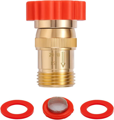 Regulador presión agua goteo latón 3/4pulg 20-30PSI