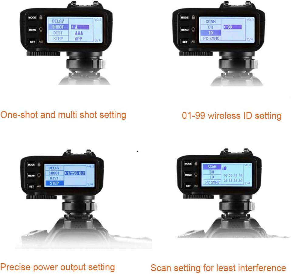Transmisor X2T-C TTL Bluetooth 5 botones Canon DSLR
