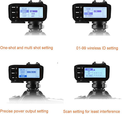 Transmisor X2T-C TTL Bluetooth 5 botones Canon DSLR