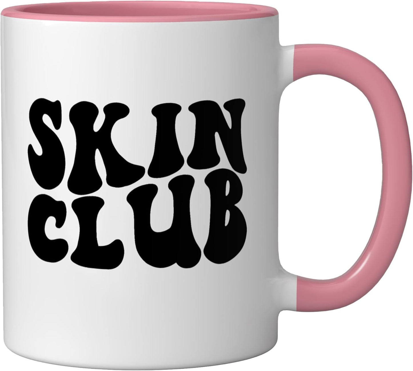 Taza Cerámica para Estética Rosa/Blanca